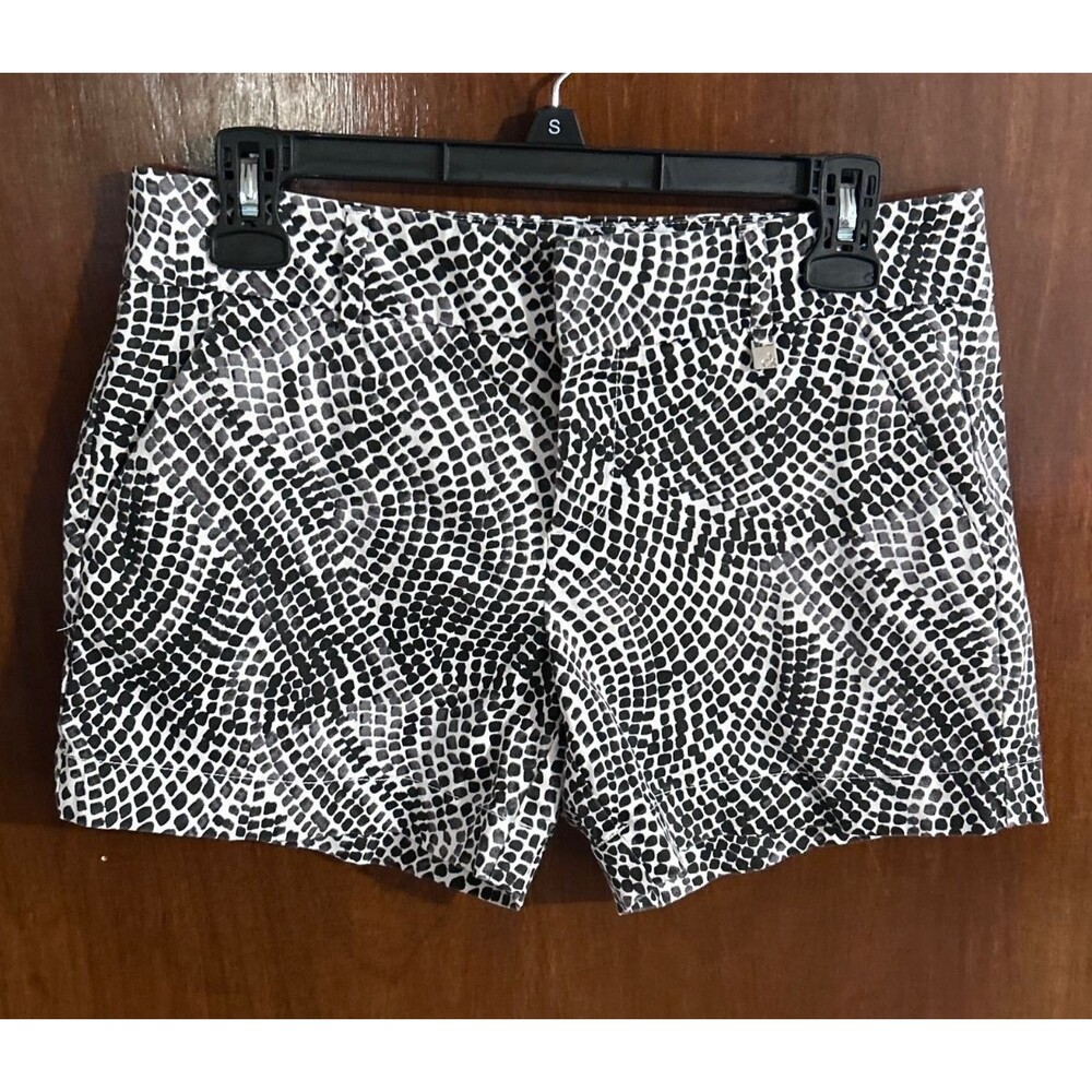 Calvin Klein Women's sz 4 Cotton Blend Geometric Pattern Shorts